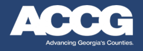 Logo for Georgia's ACCG organization Advancing Georgia's Counties